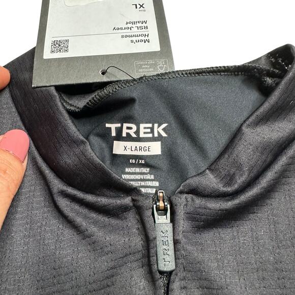 TREK RSL Race Shop Limited Black Short Sleeve Cycling Bicycle Jersey Men's XL - Picture 6 of 10